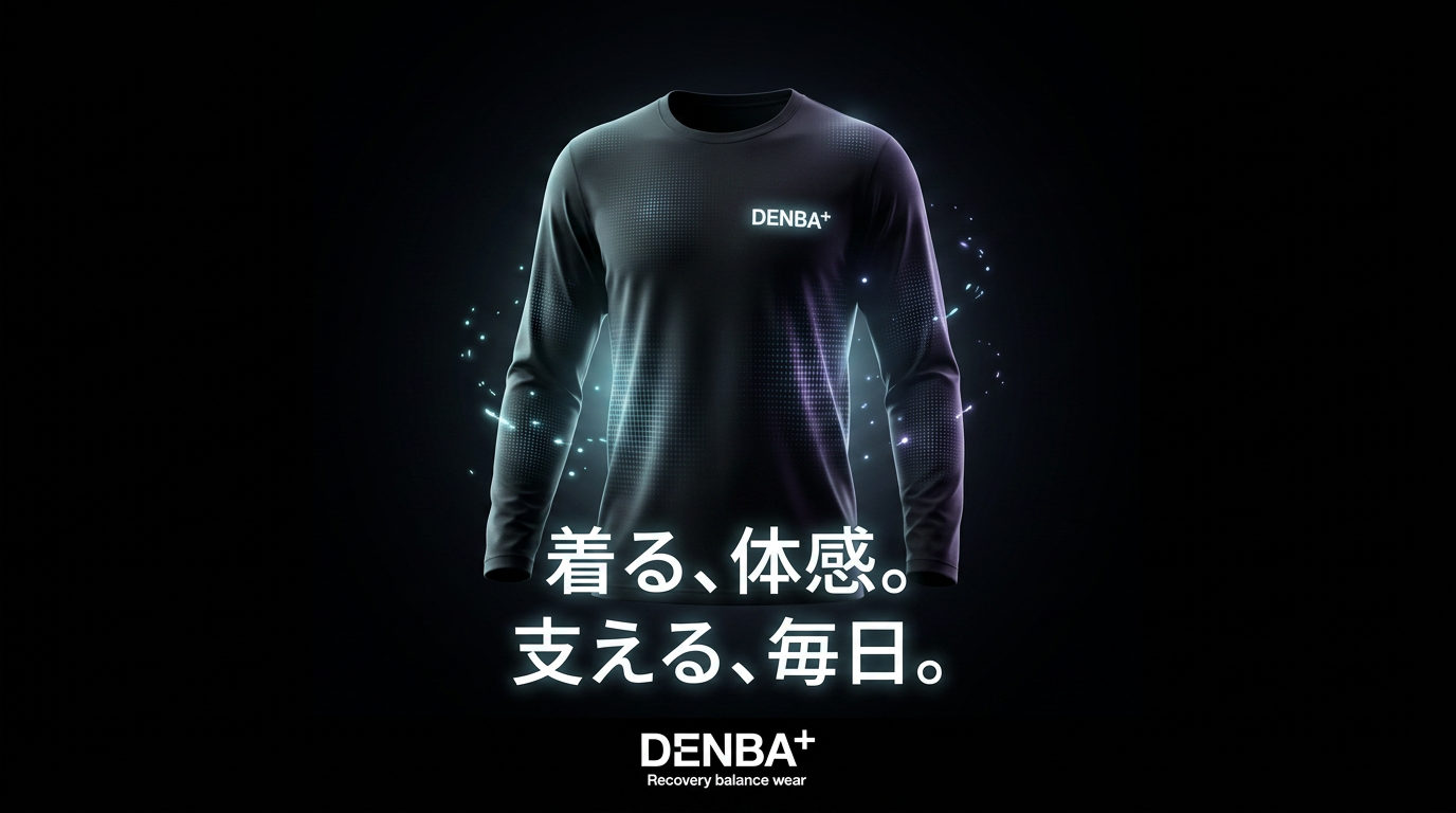 DENBA+ Balance Recovery Wear — 着る、体感。支える、毎日。